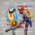 Decorative Acrylic Oil Painting for Parrot